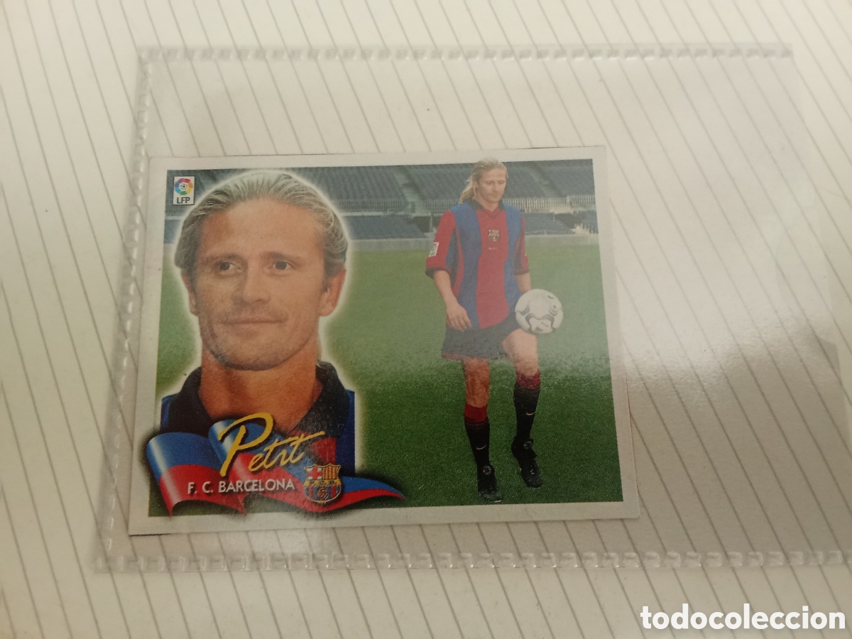 Football Stickers: PETIT BARCELONA FICHAJE 21 LIGA ESTE 2000 2001 00-01 DESPEGADO
