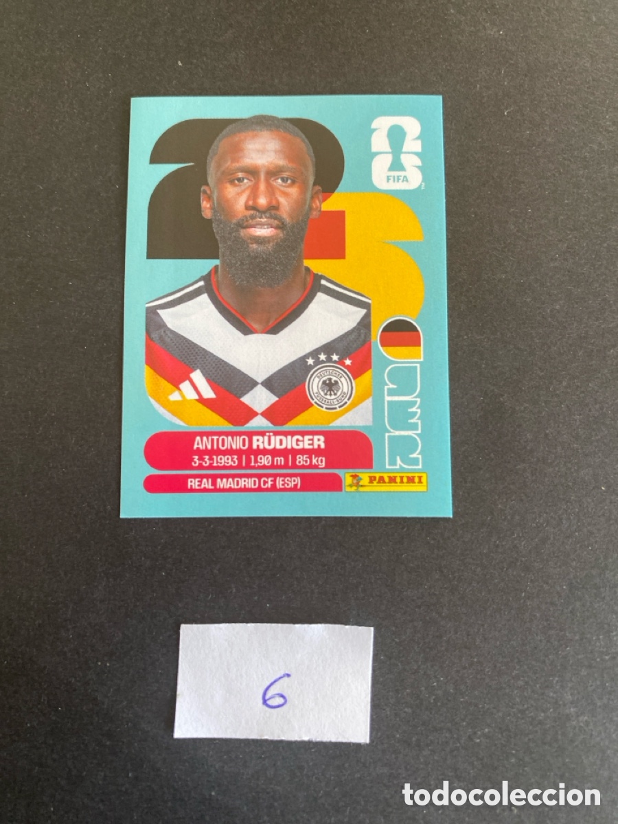 Football Stickers: Cromo Alemania Mundial 26 N* 6 nueva