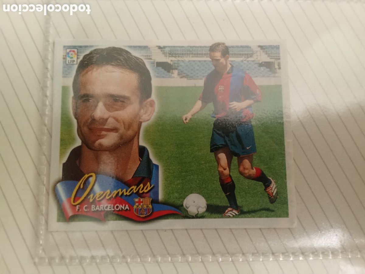 Figurine di Calcio: OVERMARS BARCELONA COLOCA LIGA ESTE 2000 2001 00-01 DESPEGADO