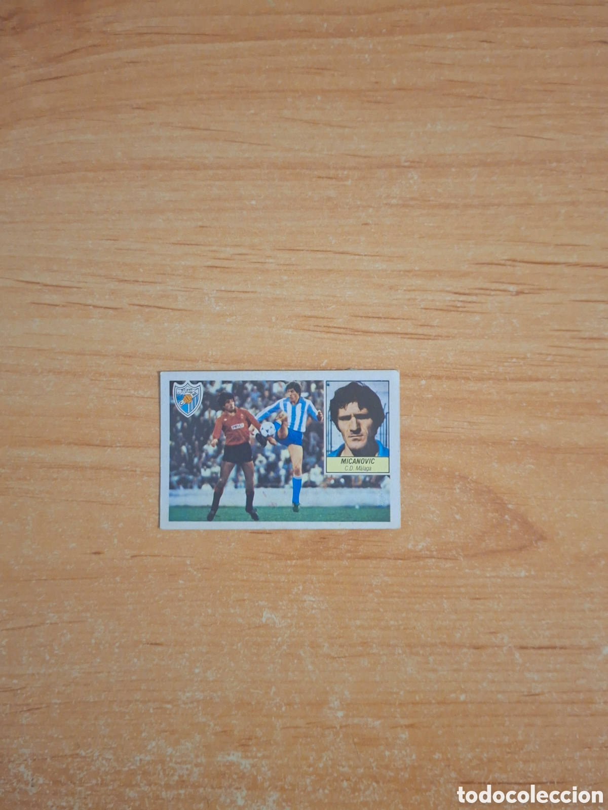 Cromos de F&uacute;tbol: Este 84 85 micanovic malaga pintado 13fichaje despegado ver fotos