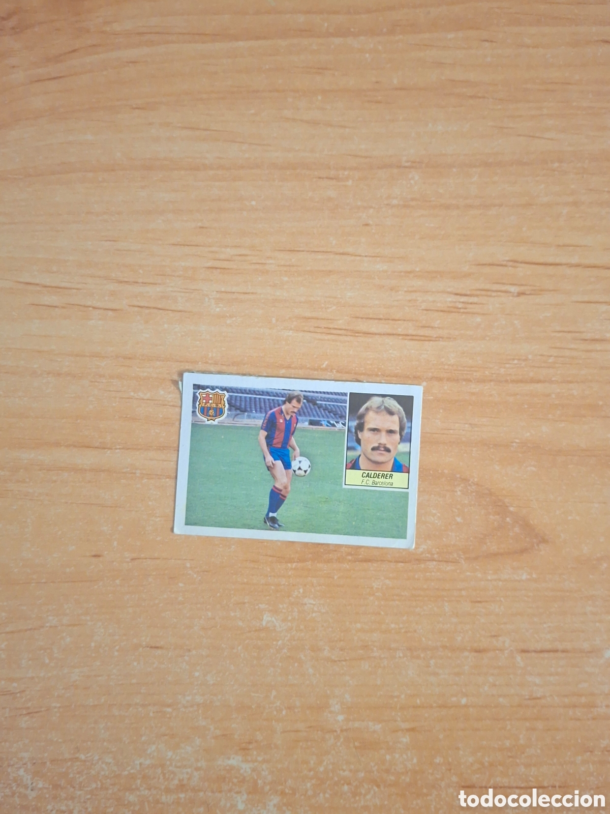 Football Stickers: Este 84 85 calderer Barcelona 27 fichaje despegado ver fotos