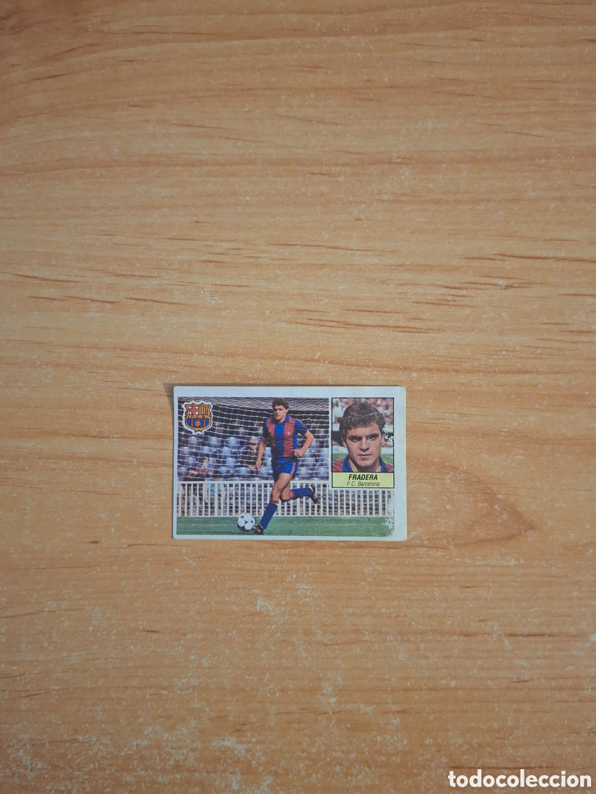 Cromos de F&uacute;tbol: Este 84 85 fradera Barcelona 33 fichaje despegado ver fotos
