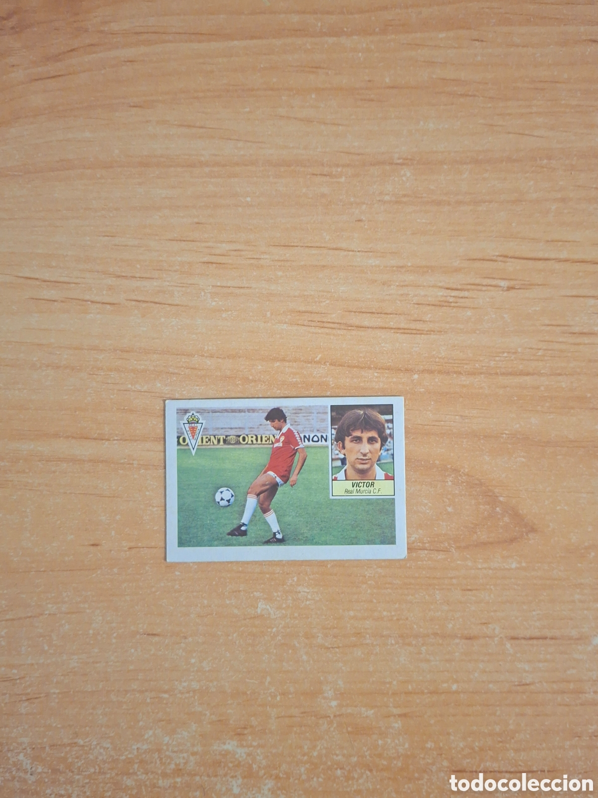 Cromos de F&uacute;tbol: Este 84 85 victor Murcia 35 fichaje despegado ver fotos