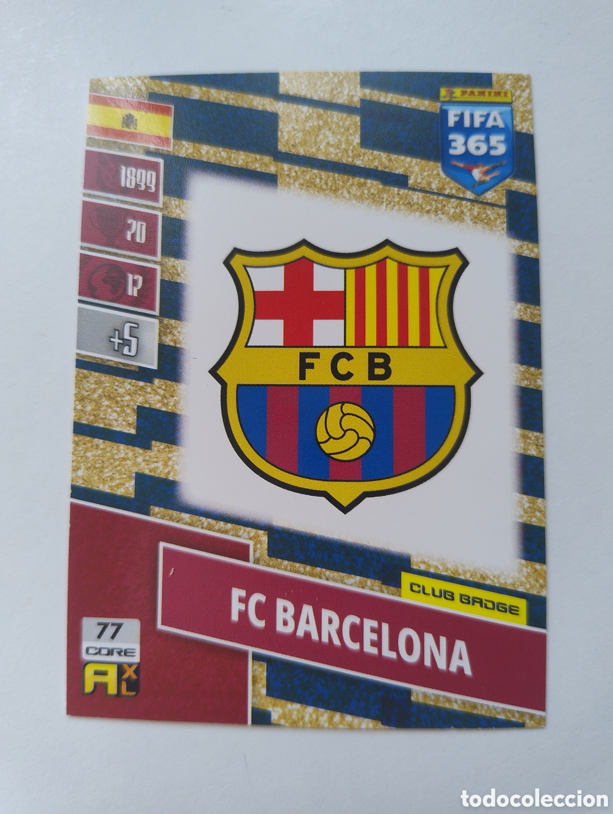 Cromos de F&uacute;tbol: 77 - Escudo - Barcelona - Adrenalyn XL FIFA 375 2022