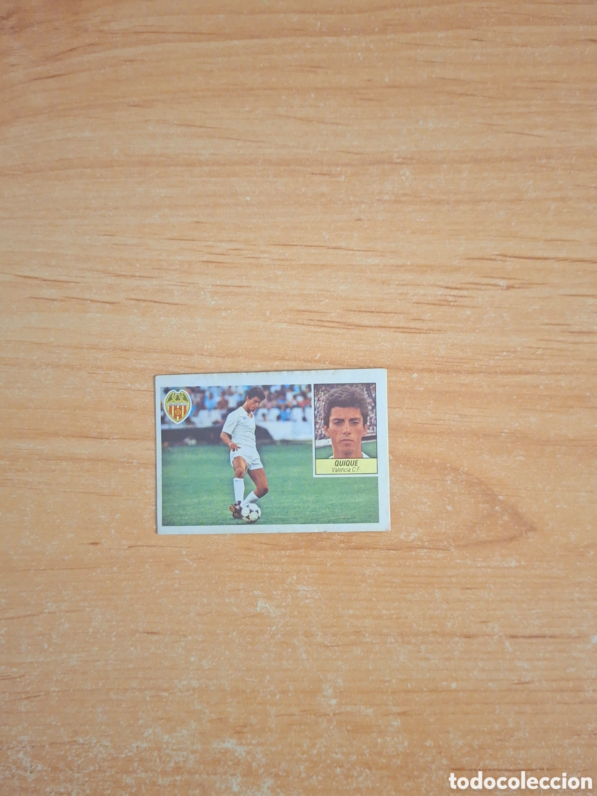 Cromos de F&uacute;tbol: Este 84 85 quique Valencia 36 fichaje despegado ver fotos