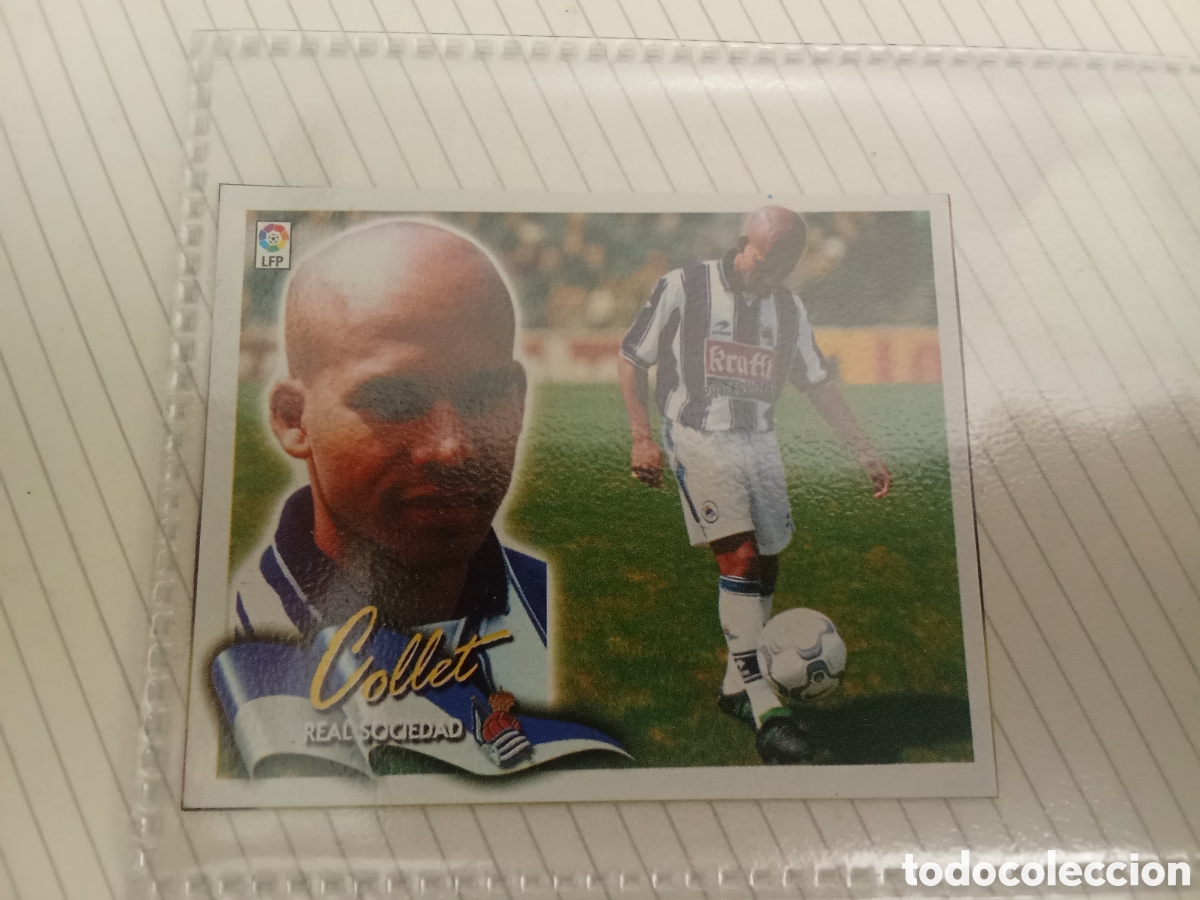 Cromos de Futebol: COLLET REAL SOCIEDAD COLOCA LIGA ESTE 2000 2001 00-01 DESPEGADO