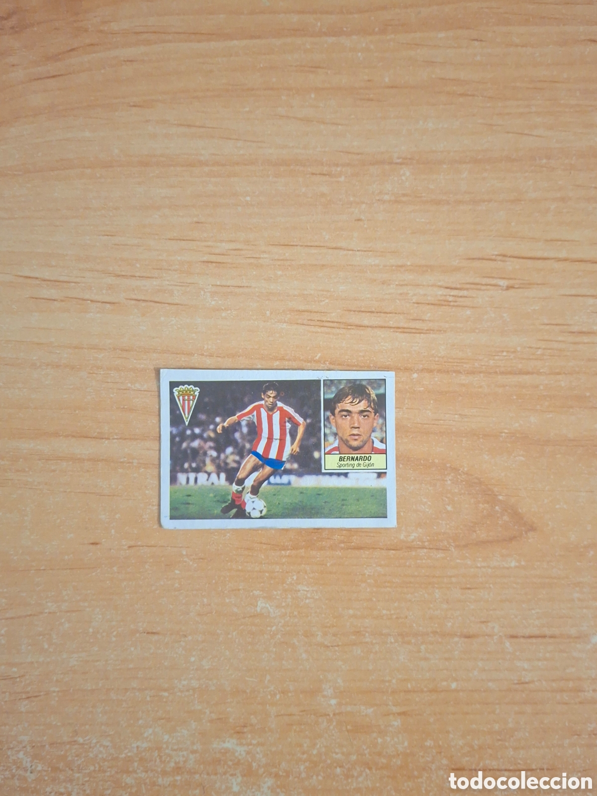 Cromos de F&uacute;tbol: Este 84 85 bernardo gijon 38 fichaje despegado ver fotos