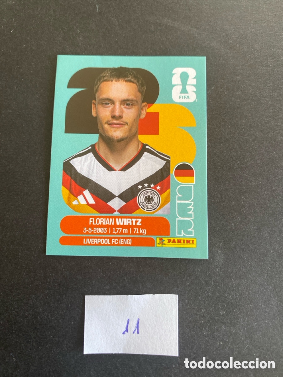 Cromos de F&uacute;tbol: Cromo Alemania Mundial 26 N* 11 nuevo