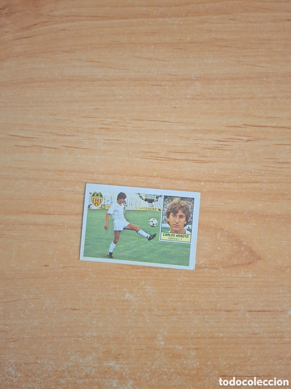 Cromos de F&uacute;tbol: Este 84 85 carlos arroyo Valencia 40 fichaje despegado ver fotos