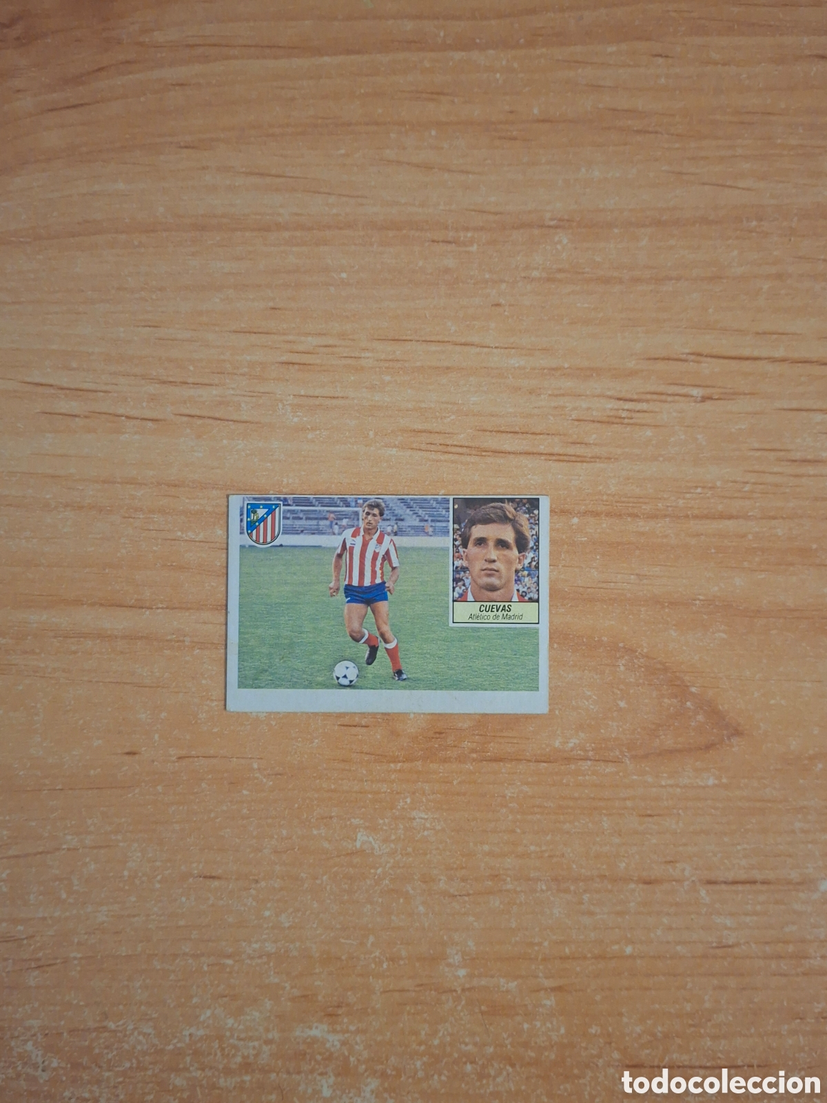 Cromos de F&uacute;tbol: Este 84 85 cuevas at Madrid 41 fichaje despegado ver fotos