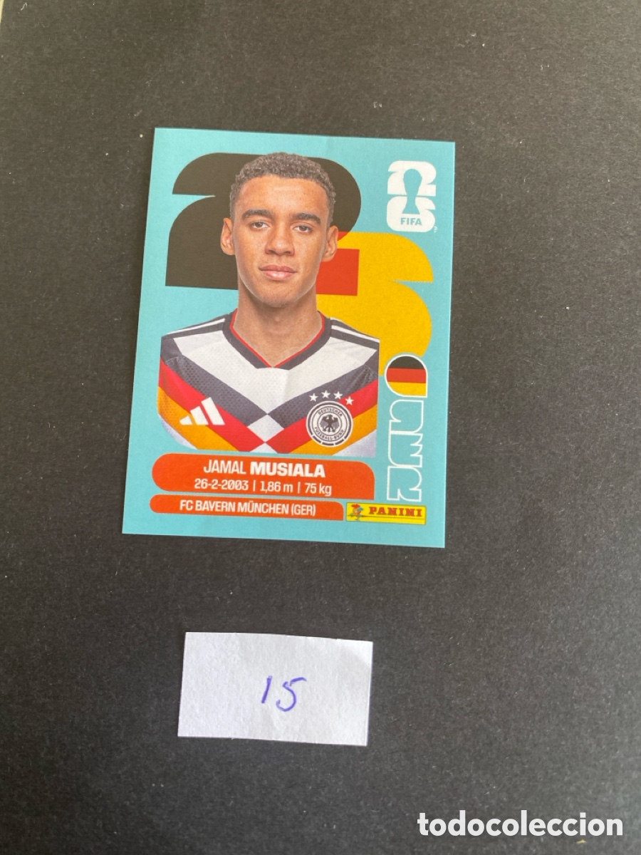 Cromos de F&uacute;tbol: Cromo Alemania Mundial 26 N* 15 nuevo
