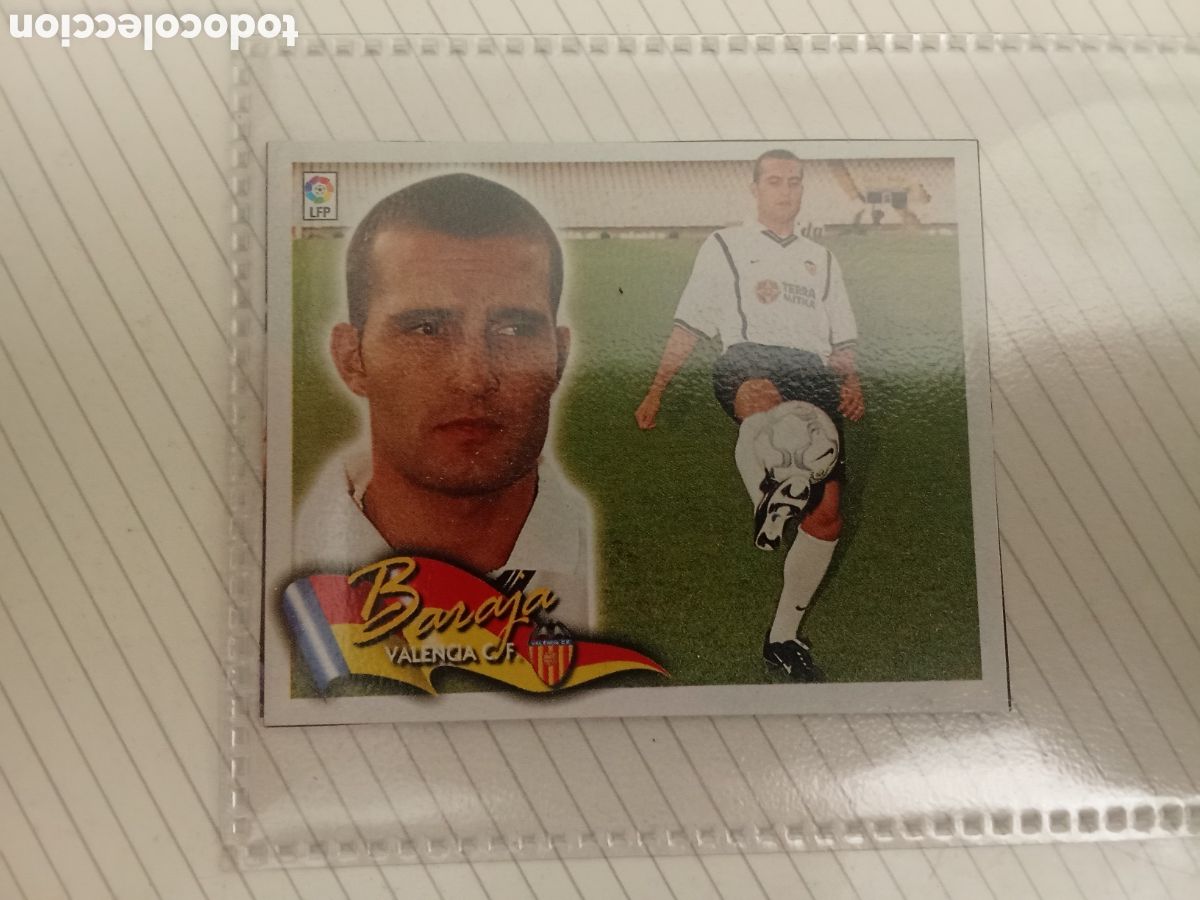 Cromos de F&uacute;tbol: BARAJA VALENCIA COLOCA LIGA ESTE 2000 2001 00-01 RECORTADO