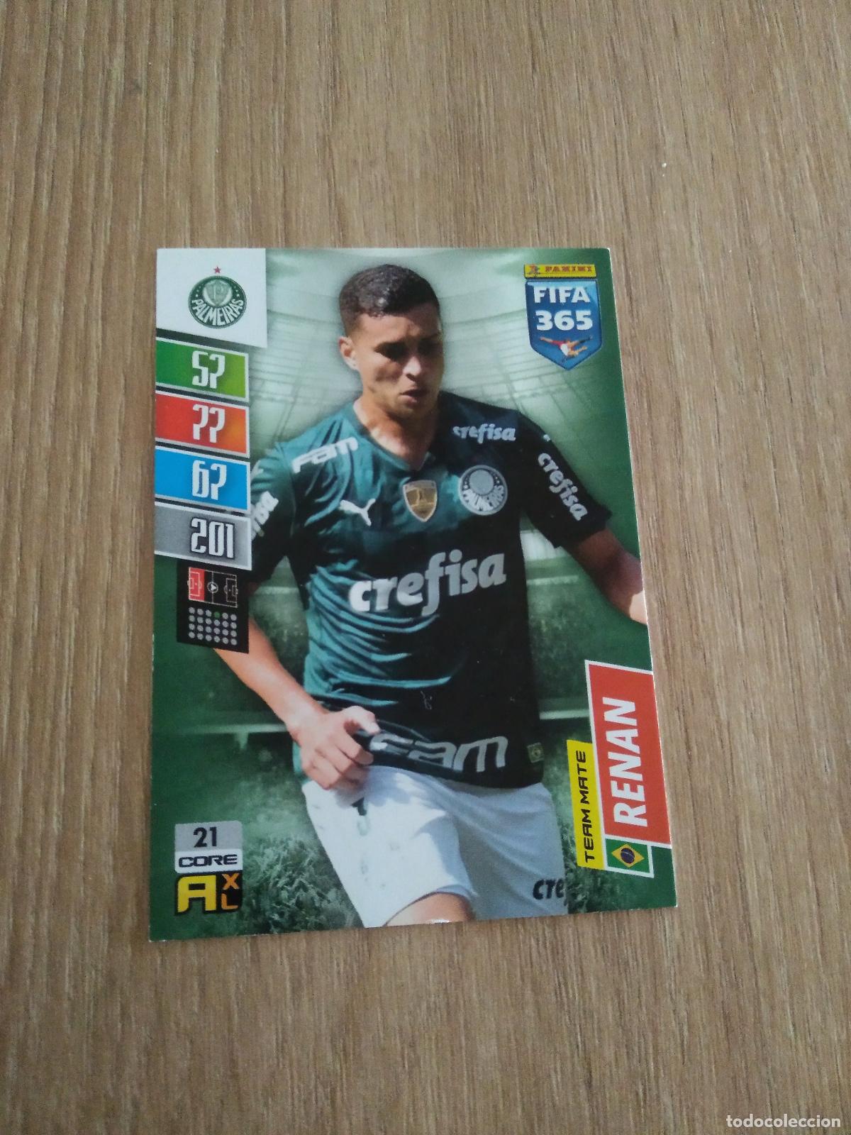 Cromos de F&uacute;tbol: 21 RENAN PALMEIRAS CROMO FUTBOL PANINI ADRENALYN 21-22 FIFA 365 2021-2022