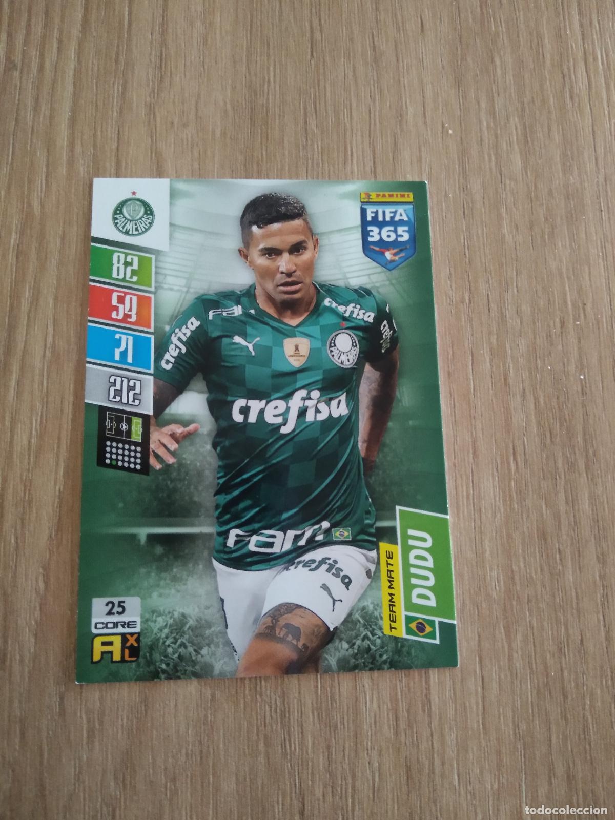 Cromos de F&uacute;tbol: 25 DUDU PALMEIRAS CROMO FUTBOL PANINI ADRENALYN 21-22 FIFA 365 2021-2022