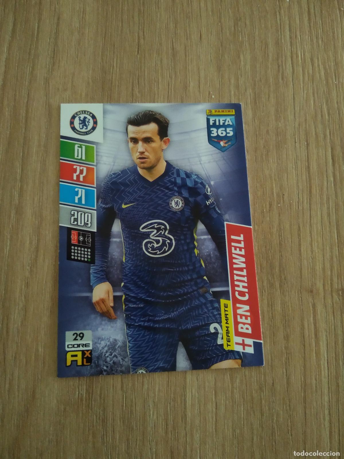 Cromos de F&uacute;tbol: 29 BEN CHILWELL CHELSEA CROMO FUTBOL PANINI ADRENALYN 21-22 FIFA 365 2021-2022
