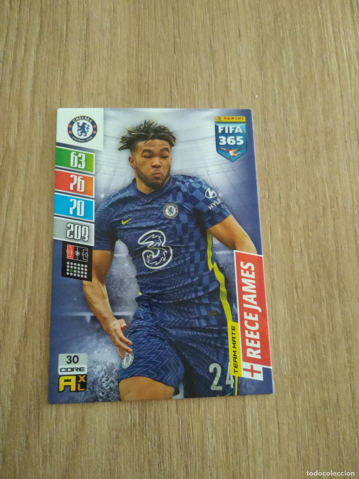Cromos de F&uacute;tbol: 30 REECE JAMES CHELSEA CROMO FUTBOL PANINI ADRENALYN 21-22 FIFA 365 2021-2022