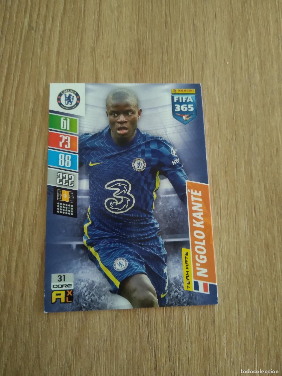 Cromos de F&uacute;tbol: 31 KANTE CHELSEA CROMO FUTBOL PANINI ADRENALYN 21-22 FIFA 365 2021-2022