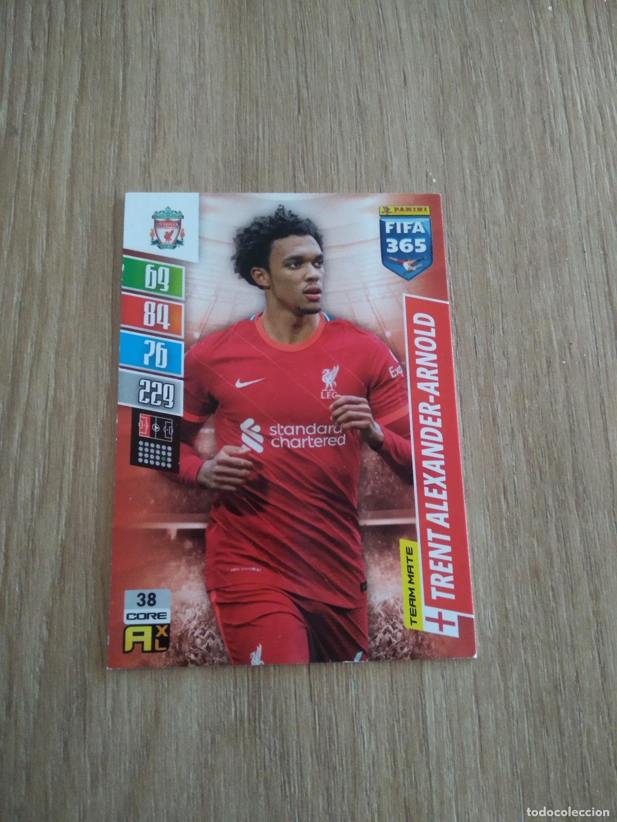 Cromos de F&uacute;tbol: 38 TRENT ALEXANDER-ARNOLD LIVERPOOL CROMO FUTBOL PANINI ADRENALYN 21-22 FIFA 365 2021-2022