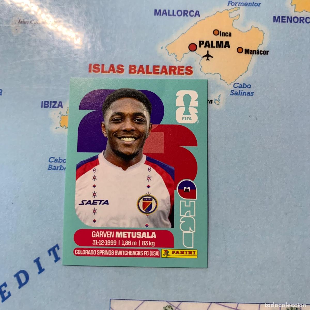 Cromos de F&uacute;tbol: Haiti n&uacute;mero 8 cromo panini Mundial Fifa World Cup 2026