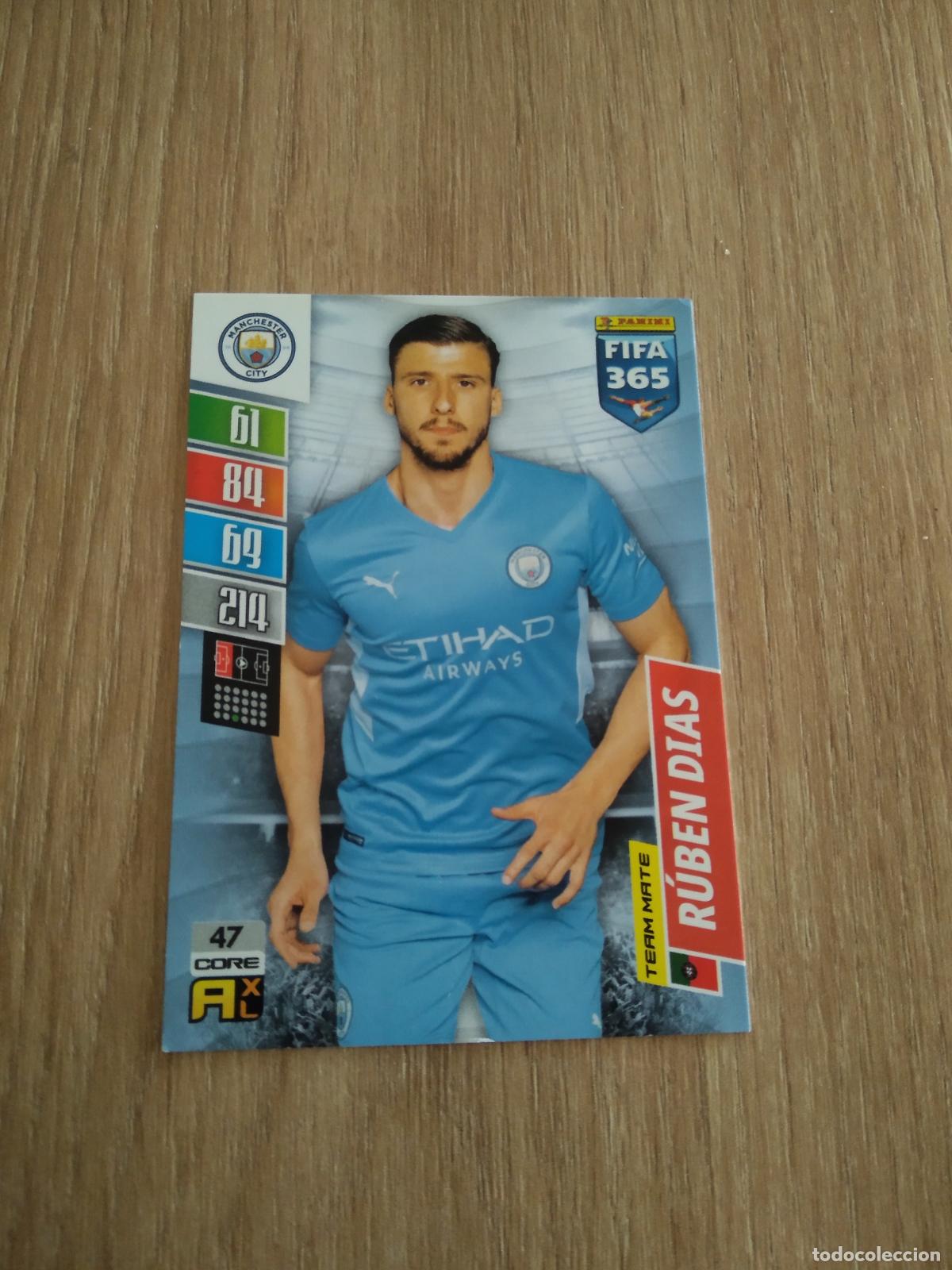 Cromos de F&uacute;tbol: 47 RUBEN DIAS MANCHESTER CITY CROMO FUTBOL PANINI ADRENALYN 21-22 FIFA 365 2021-2022