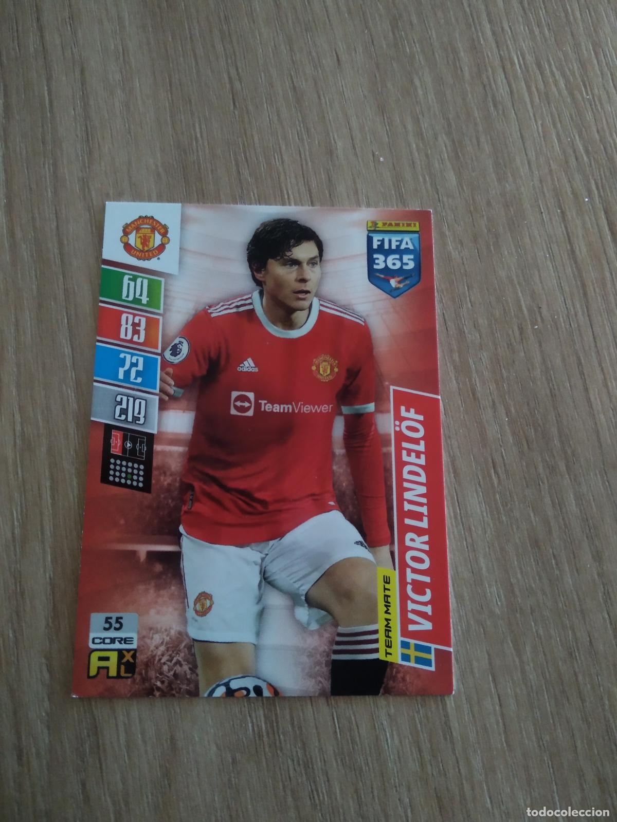 Cromos de Futebol: 55 LINDELOF MANCHESTER UNITED CROMO FUTBOL PANINI ADRENALYN 21-22 FIFA 365 2021-2022