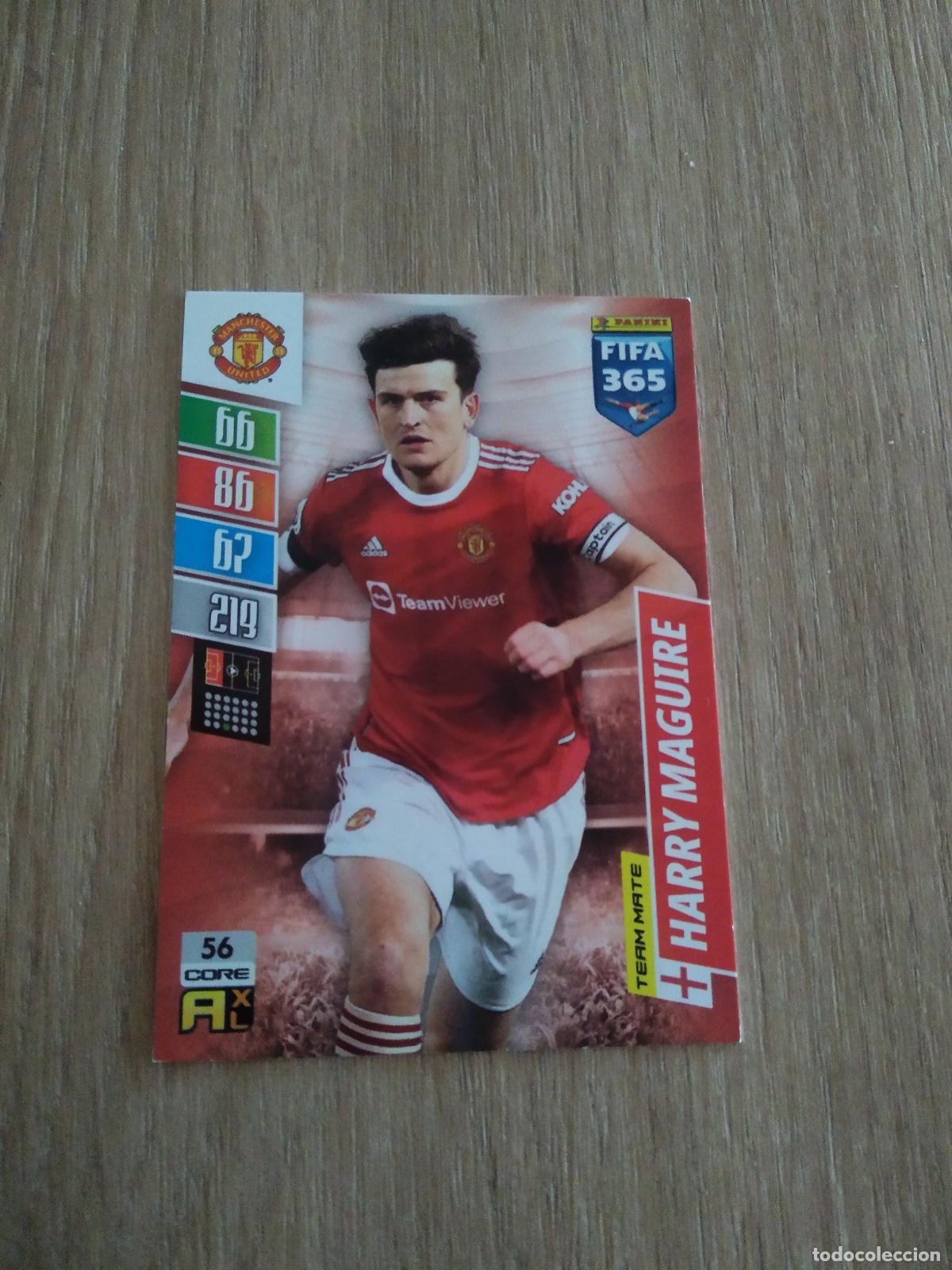 Cromos de Futebol: 56 HARRY MAGUIRE MANCHESTER UNITED CROMO FUTBOL PANINI ADRENALYN 21-22 FIFA 365 2021-2022