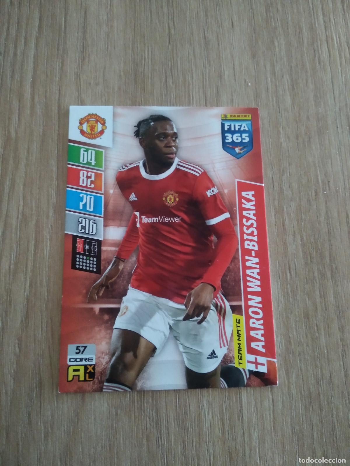 Cromos de Futebol: 57 WAN-BISSAKA MANCHESTER UNITED CROMO FUTBOL PANINI ADRENALYN 21-22 FIFA 365 2021-2022