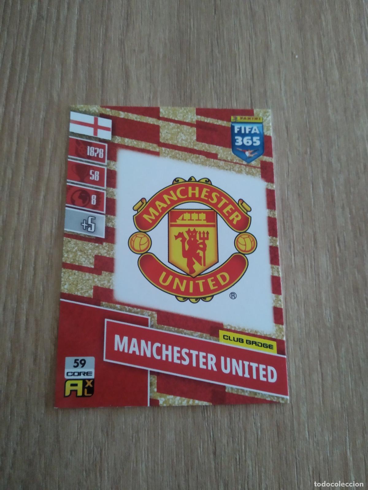 Cromos de Futebol: 59 ESCUDO MANCHESTER UNITED CROMO FUTBOL PANINI ADRENALYN 21-22 FIFA 365 2021-2022
