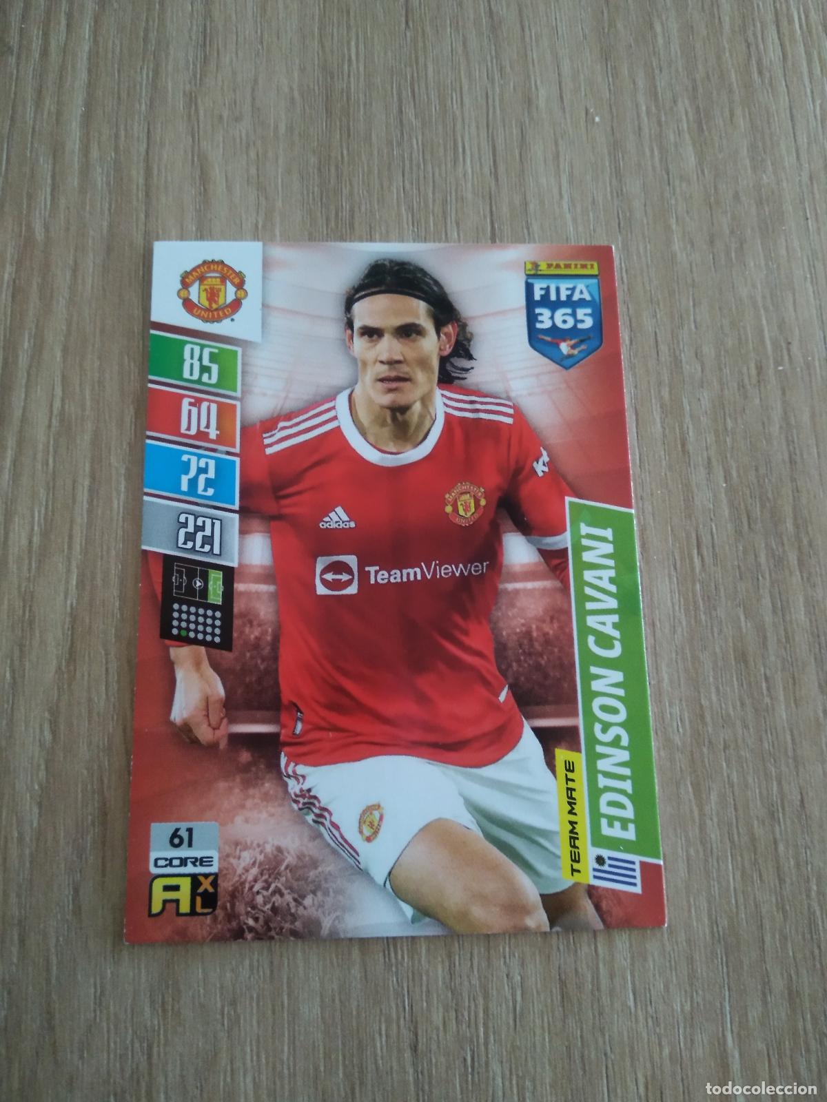 Cromos de F&uacute;tbol: 61 CAVANI MANCHESTER UNITED CROMO FUTBOL PANINI ADRENALYN 21-22 FIFA 365 2021-2022