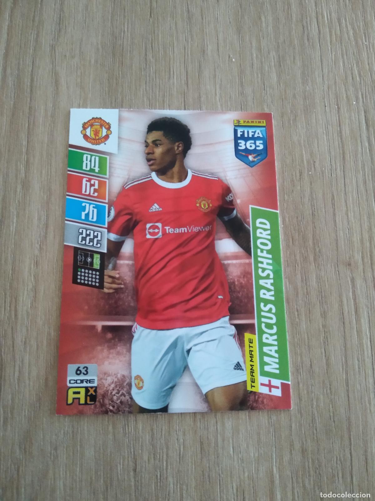 Cromos de F&uacute;tbol: 63 RASHFORD MANCHESTER UNITED CROMO FUTBOL PANINI ADRENALYN 21-22 FIFA 365 2021-2022