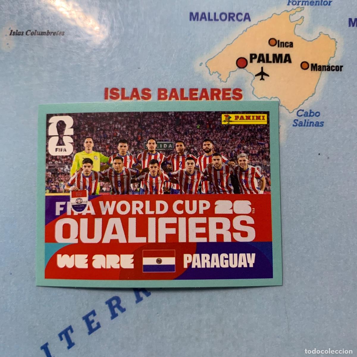 Cromos de F&uacute;tbol: Paraguay n&uacute;mero 13 cromo panini Mundial Fifa World Cup 2026
