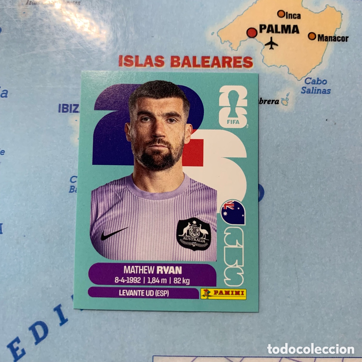 Cromos de F&uacute;tbol: Australia n&uacute;mero 2 cromo panini Mundial Fifa World Cup 2026