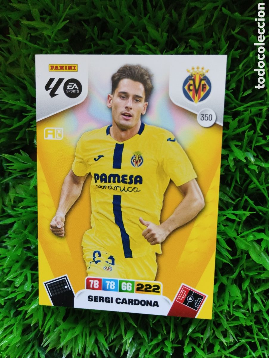 Cromos de F&uacute;tbol: Sergi Cardona Villarreal Adrenalyn 25-26 # 350