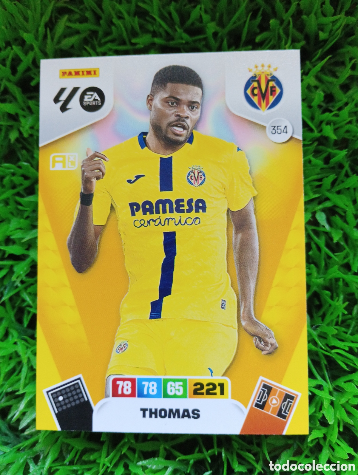 Cromos de F&uacute;tbol: Thomas Villarreal Adrenalyn 25-26 # 354