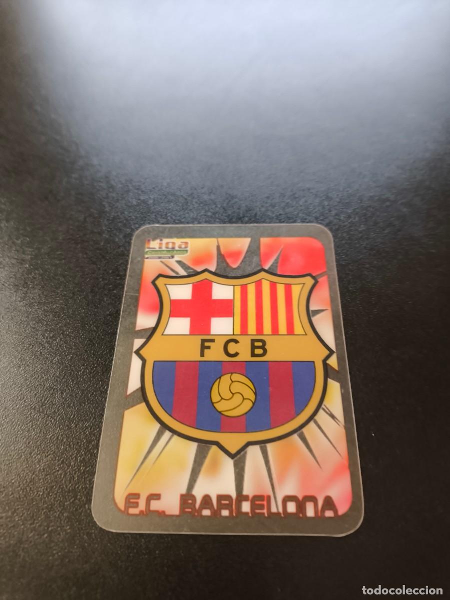 Cromos de F&uacute;tbol: 1 ESCUDO F.C. BARCELONA LIGA MUNDICROMO CRYSTALCARDS 2006 2007 06 07 NO PANINI ESTE