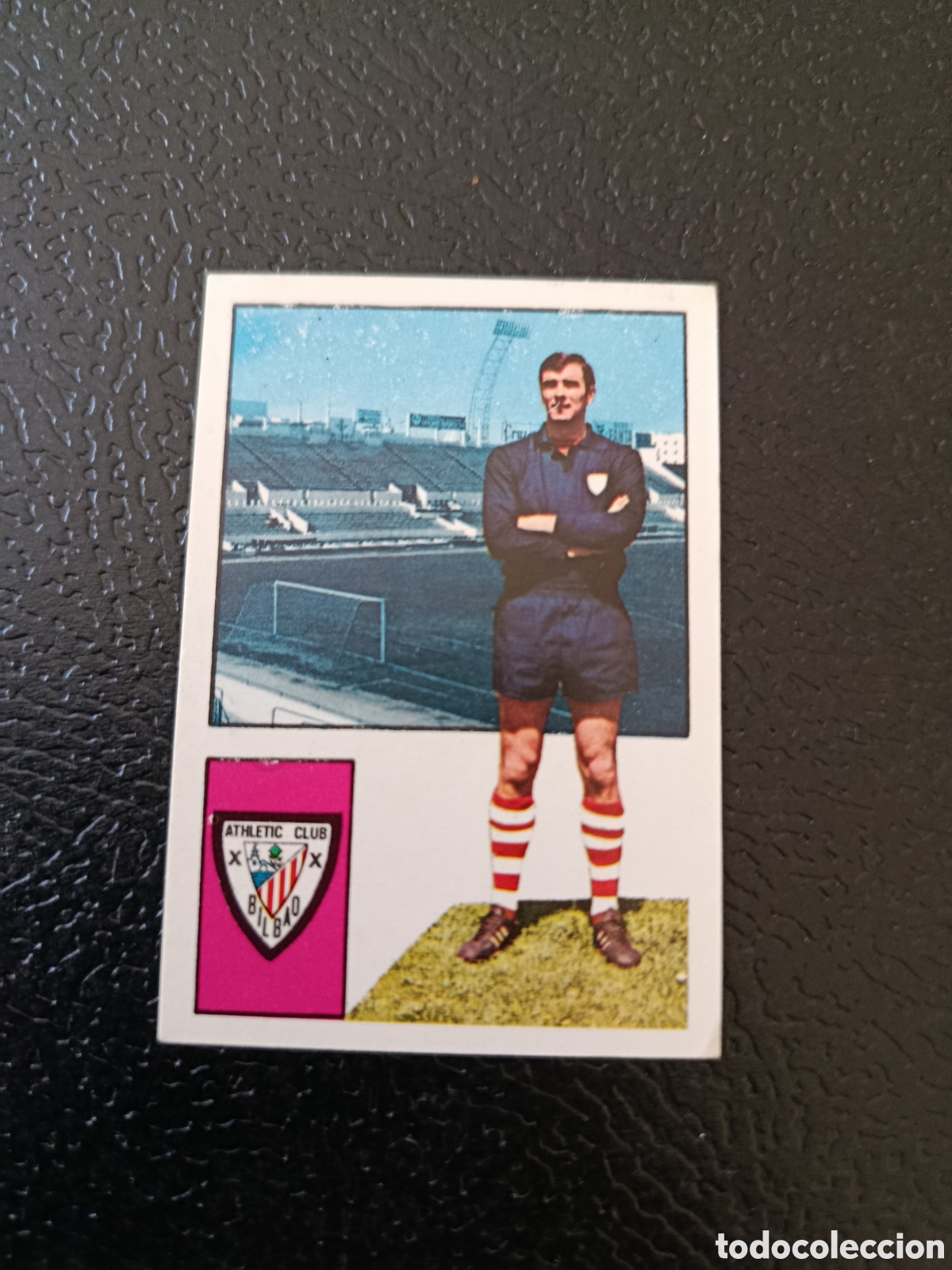 Cromos de F&uacute;tbol: 74 75 1974 1975 IRIBAR ATHLETIC DE BILBAO EDITORIAL FHER DESPEGADO LEVE