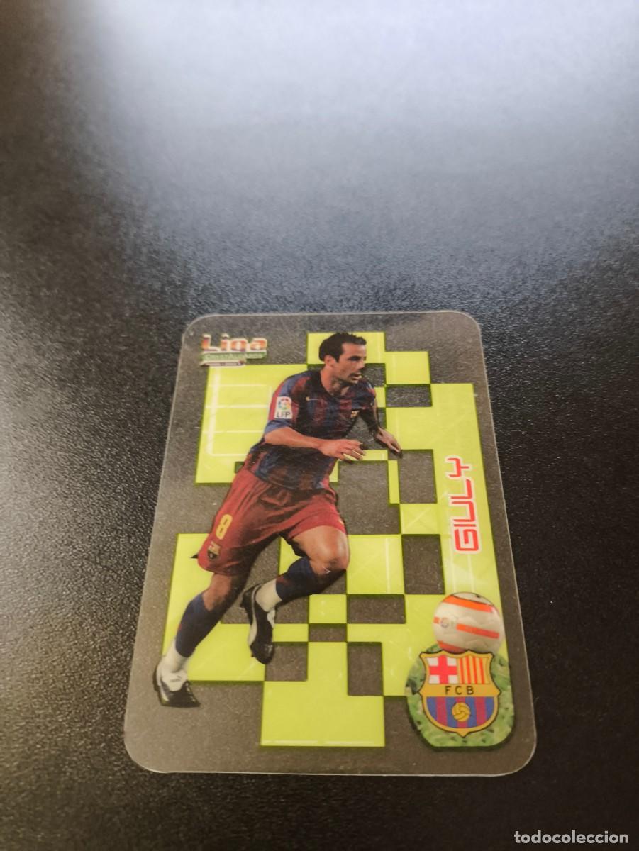 Fu&szlig;ball-Sticker: 16 GIULY F.C. BARCELONA LIGA MUNDICROMO CRYSTALCARDS 2006 2007 06 07 NO PANINI ESTE