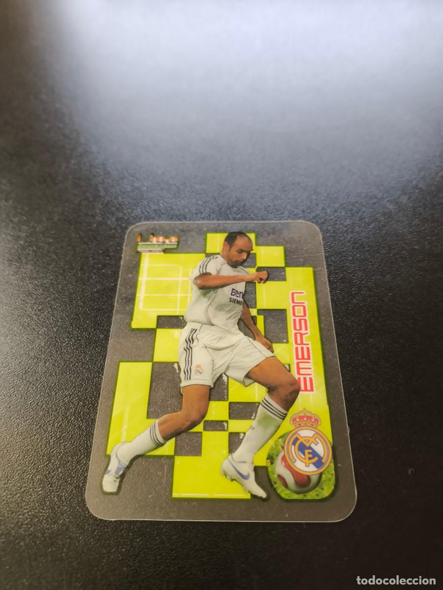 Cromos de F&uacute;tbol: 28 Emerson REAL MADRID LIGA MUNDICROMO CRYSTALCARDS 2006 2007 06 07 NO PANINI ESTE