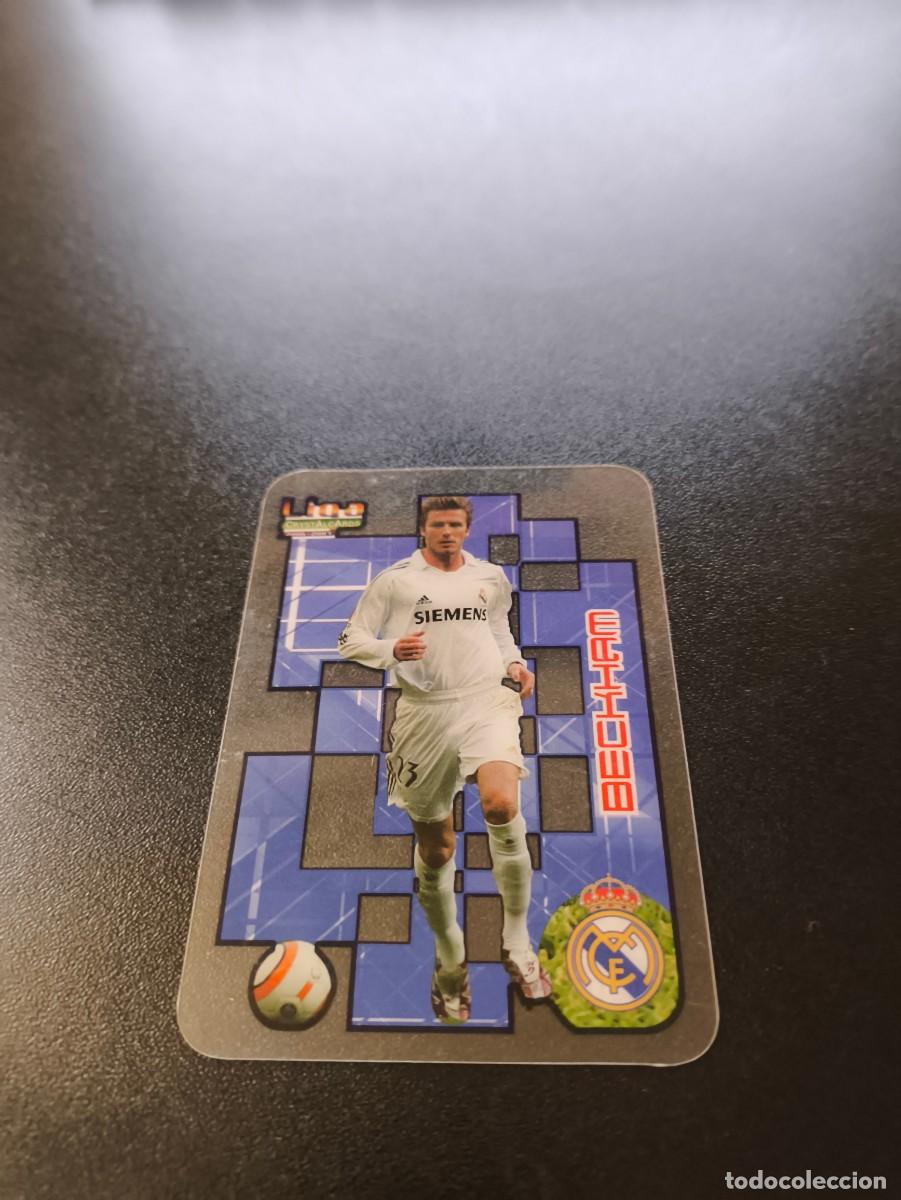 Cromos de F&uacute;tbol: 31 Beckham REAL MADRID LIGA MUNDICROMO CRYSTALCARDS 2006 2007 06 07 NO PANINI ESTE