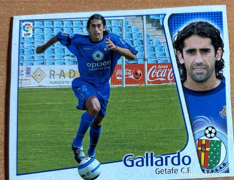 Cromos de F&uacute;tbol: EDICIONES ESTE 2004-2005 04 05 GALLARDO (GETAFE) DIF&Iacute;CIL RECORTADO LEER