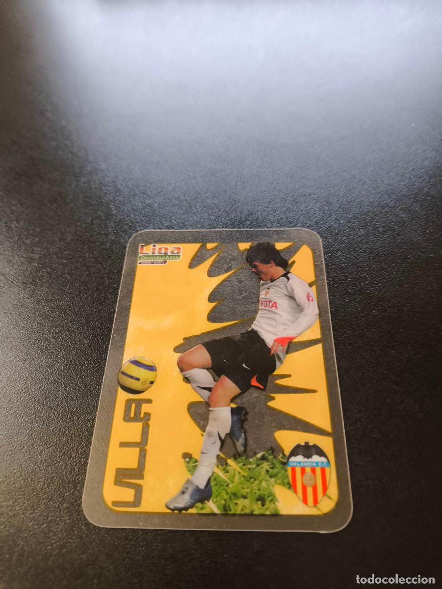 Cromos de F&uacute;tbol: 53 Villa VALENCIA LIGA MUNDICROMO CRYSTALCARDS 2006 2007 06 07 NO PANINI ESTE
