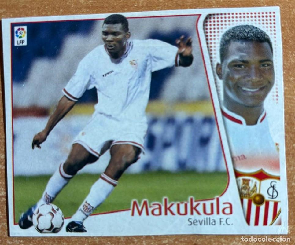 Cromos de F&uacute;tbol: EDICIONES ESTE 2004-2005 04 05 FICHAJE N&ordm; 5 MAKUKULA(SEVILLA) RECORTADO LEER