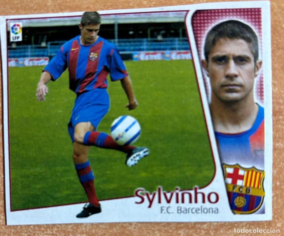 Cromos de F&uacute;tbol: EDICIONES ESTE 2004-2005 04 05 FICHAJE N&ordm; 9 SYLVINHO (FC BARCELONA) RECORTADO LEER