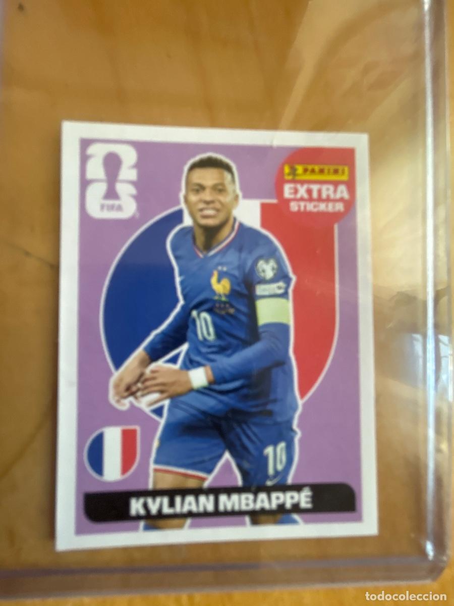 Cromos de F&uacute;tbol: KYLIAN MBAPPE EXTRA FRANCIA MUNDIAL FIFA WORLD CUP 2026 STICKER PANINI SIN PEGAR