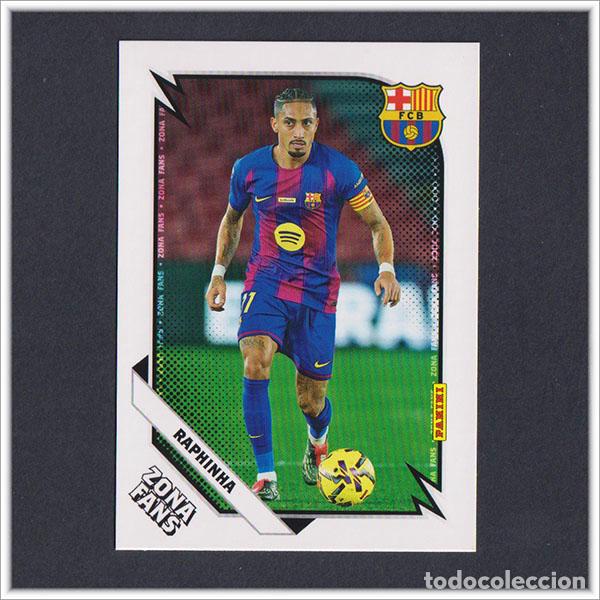 Cromos de F&uacute;tbol: PANINI CLUB 2025 2026 25 26 BARCELONA RAPHINHA 45 ZONA FANS BAR&Ccedil;A COLECCI&Oacute;N LIGA ALBUM