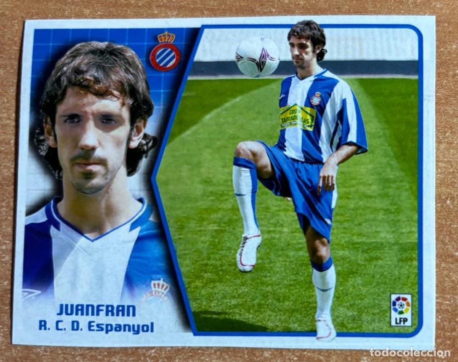 Cromos de F&uacute;tbol: EDICIONES ESTE 2004-2005 04 05 FICHAJE N&ordm; 32 JUANFRAN (ESPANYOL) RECORTADO LEER