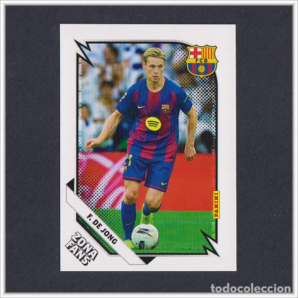 Cromos de F&uacute;tbol: PANINI CLUB 2025 2026 25 26 BARCELONA DE JONG 37 ZONA FANS BAR&Ccedil;A COLECCI&Oacute;N LIGA ALBUM