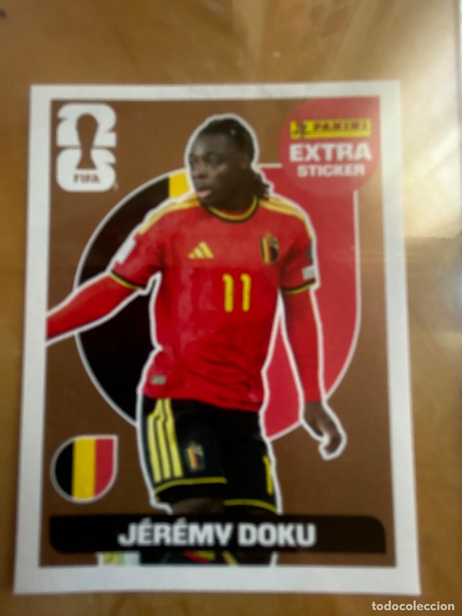 Cromos de Futebol: JEREMY DOKU EXTRA BELGICA MUNDIAL FIFA WORLD CUP 2026 STICKER PANINI SIN PEGAR