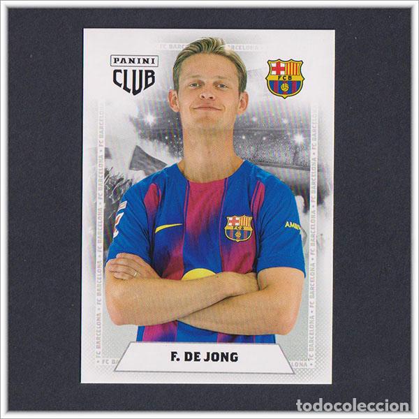Cromos de F&uacute;tbol: PANINI CLUB 2025 2026 25 26 BARCELONA DE JONG 18 BAR&Ccedil;A COLECCI&Oacute;N LIGA ALBUM F&Uacute;TBOL
