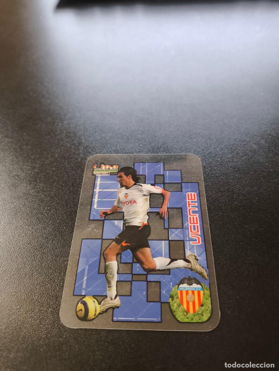 Cromos de F&uacute;tbol: 54 Vicente VALENCIA LIGA MUNDICROMO CRYSTALCARDS 2006 2007 06 07 NO PANINI ESTE